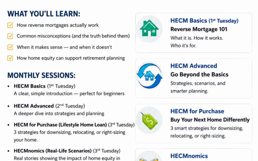 HECM Basics: Reverse Mortgage 101 – August 4th 2026