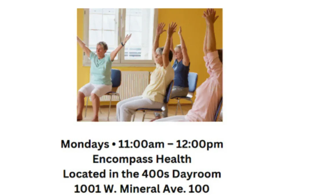 Parkinson’s Disease Chair Yoga Class – August 10th 2026